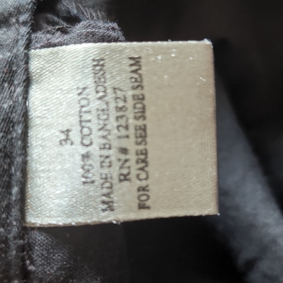 Bruno New York Men's Black Pin Stripped Shorts Size 34 - Picture 6 of 6